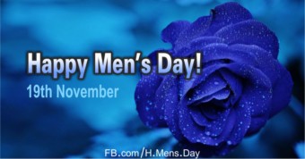 Happy Men's Day - Blue Rose