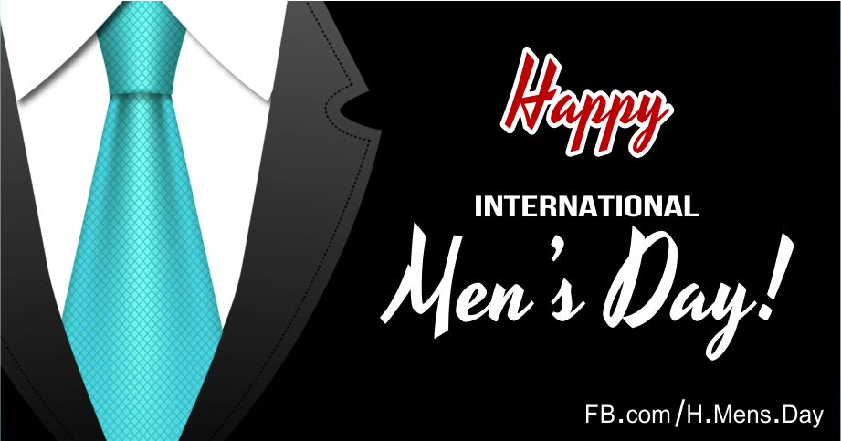 Happy Men's Day with Tuxedo Card Equivalents