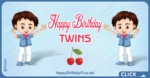Happy Birthday Twin Brothers