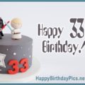 Happy 33rd Birthday with Star Wars Cake