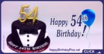 Happy 54th Birthday with Black Tuxedo