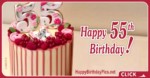 (Browse the website for similar cards.) -- Happy 55th birthday to you! I sent you this "Happy 55th Birthday - Ruby Diamond" card to wish a wonderful 55th