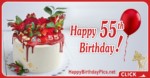 Happy 55th Birthday with Ruby Design