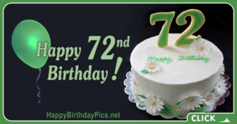 Happy 72nd Birthday with Green Card