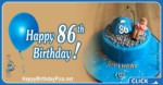 Happy 86th Birthday with Camping Theme