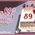 Happy 89th Birthday with Maroon Macarons