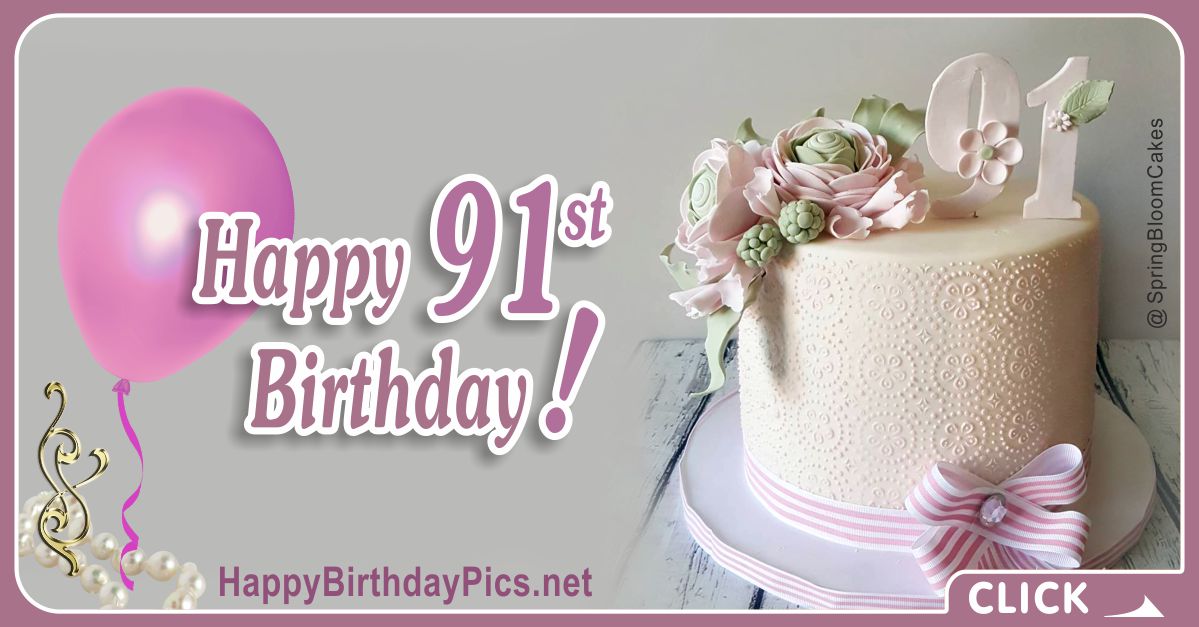Update more than 71 91st birthday cake - awesomeenglish.edu.vn