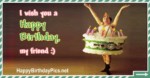 Happy Birthday - Ballet Dancer in Cake Tutu
