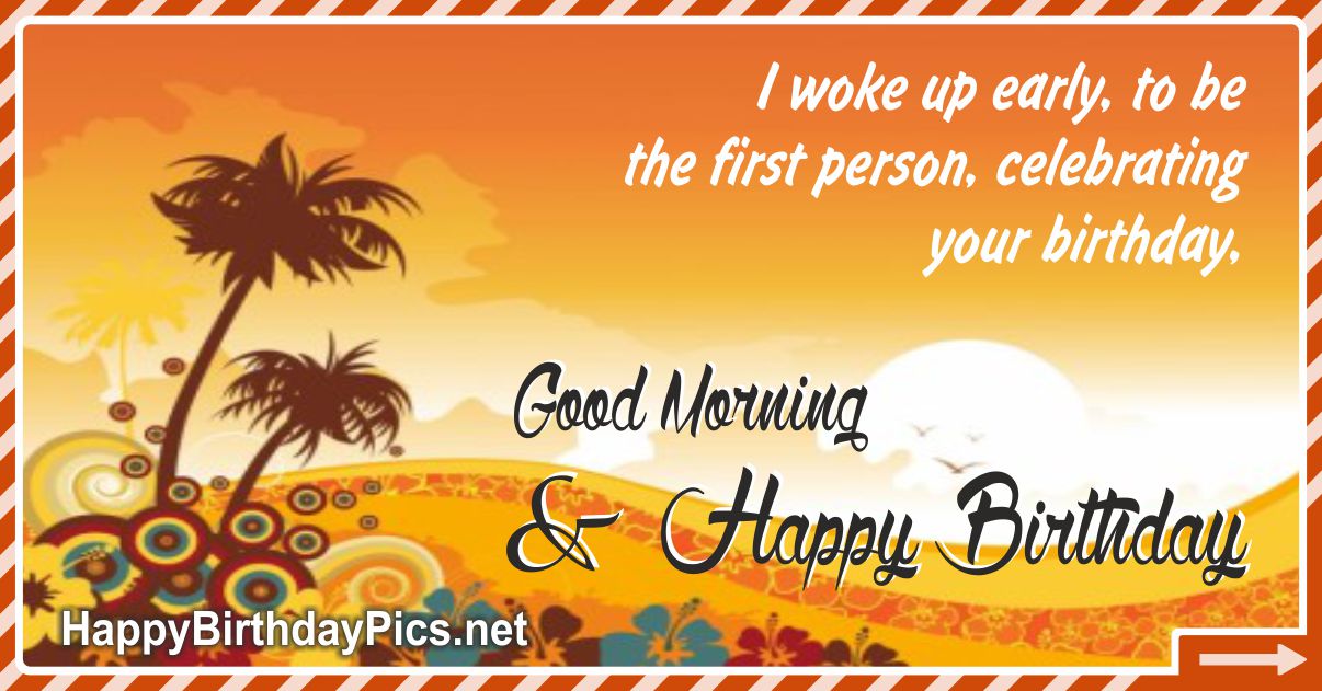 Happy Birthday - Good Morning Funny Card Equivalents