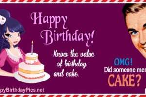 Happy Birthday – Know The Value of Cake