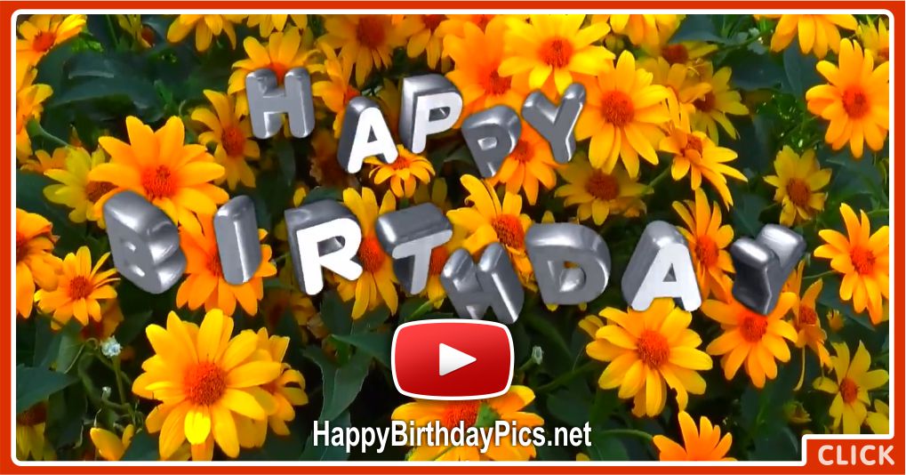 A Day Filled With Happiness Happy Birthday Video