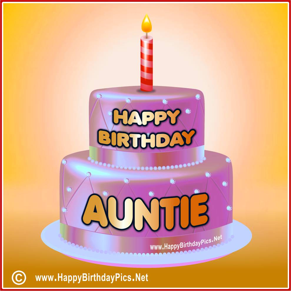 Happy Birthday Aunt!