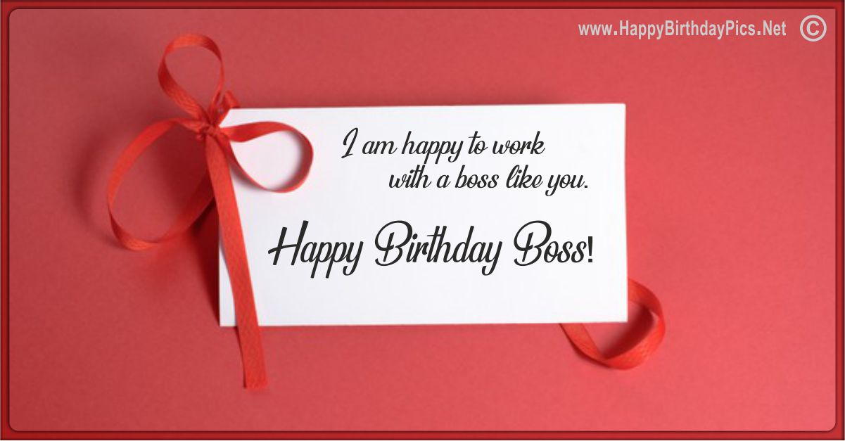 Happy Birthday Boss - A Card With Ribbons Funny Card Equivalents