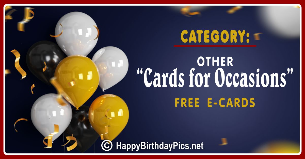 Cards for Occasions