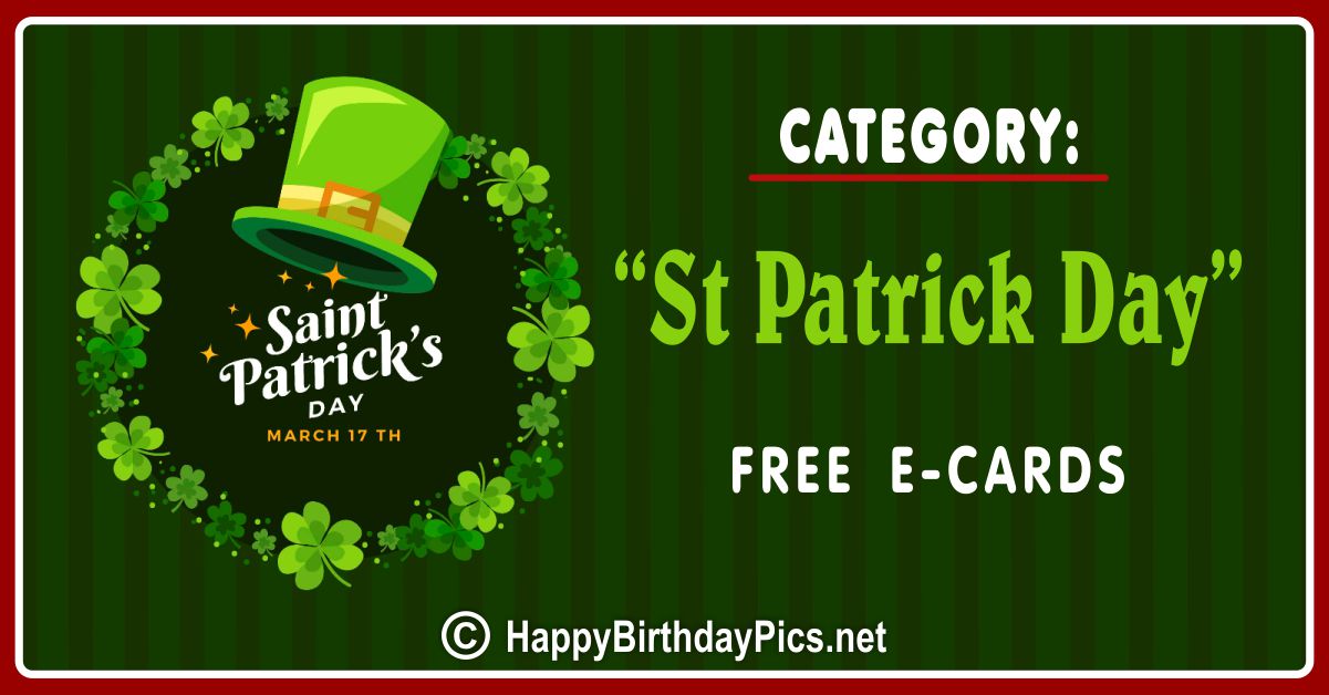St Patrick's Day eCards