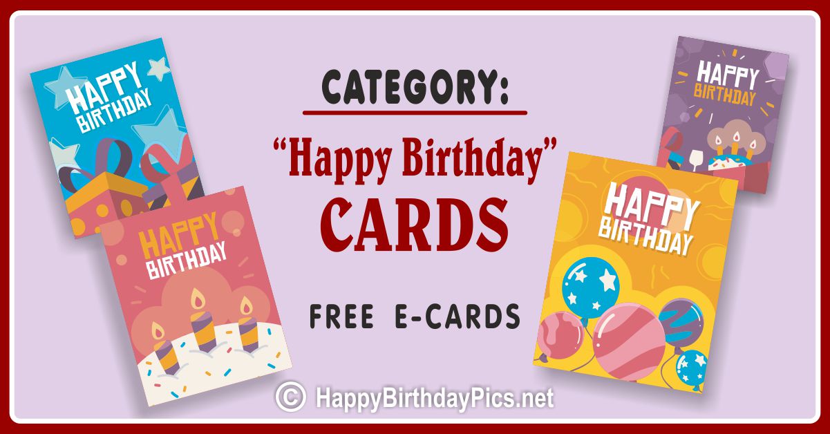 Happy Birthday Cards Category